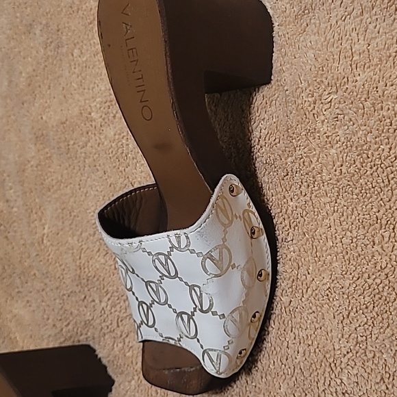 VALENTINO BY MARIO VALENTINOKiki Heeled Slide Sandal SZ 7.5 MARKED EU 38 - Picture 6 of 14